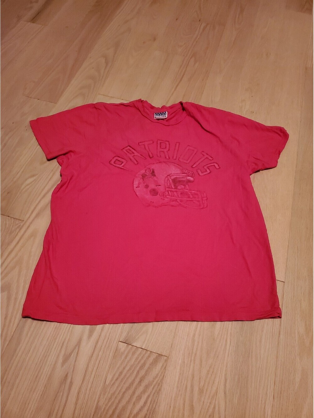 Junk Food Patriots Red Graphic T-Shirt Size Large